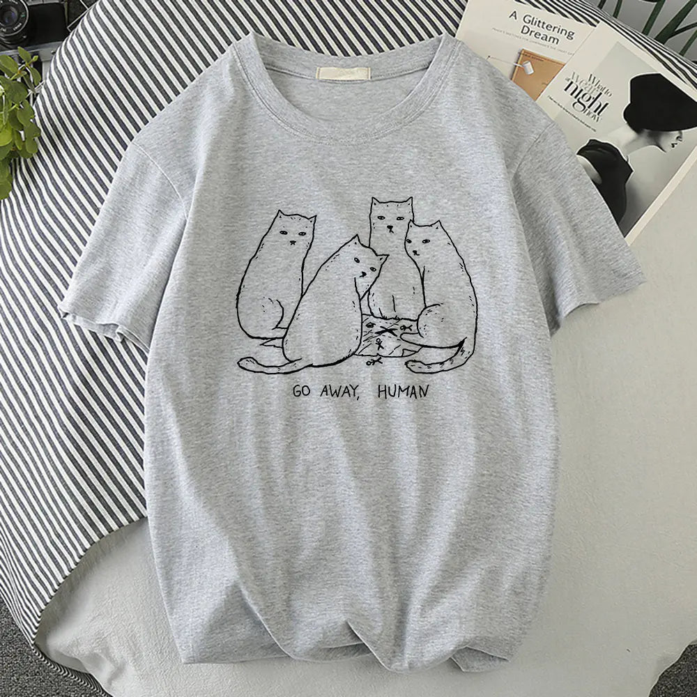Summer Go Away Human Printed T-Shirts - Quality Design