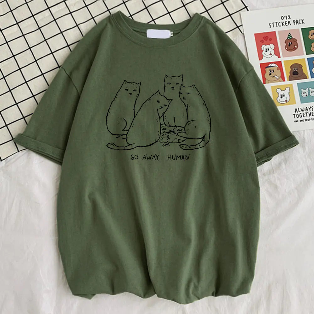 Summer Go Away Human Printed T-Shirts - Quality Design
