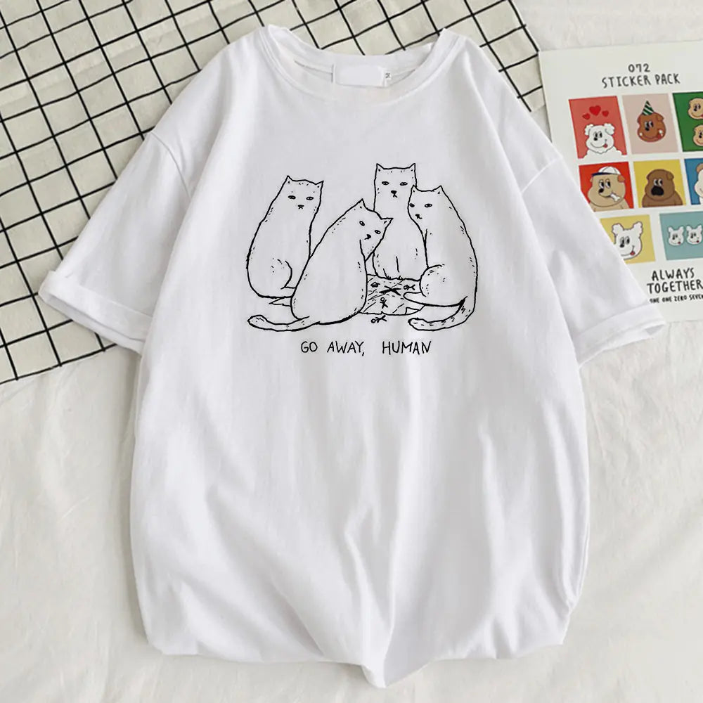 Summer Go Away Human Printed T-Shirts - Quality Design