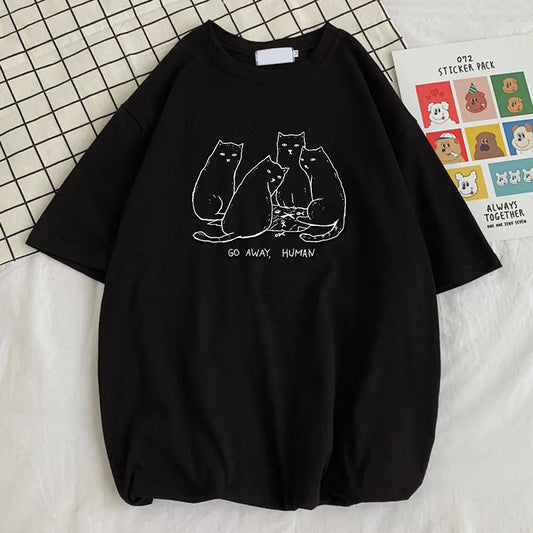 Summer Go Away Human Printed T-Shirts - Quality Design